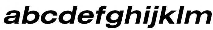 Helios Extended Bold Oblique FONT