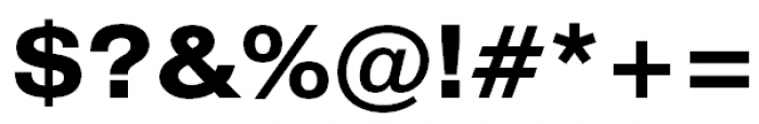 Helios Extended Bold Font OTHER CHARS
