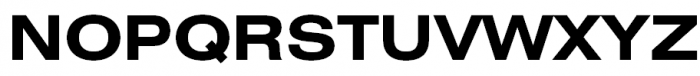 Helios Extended Bold Font UPPERCASE
