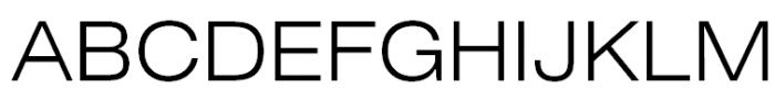 Helios Extended Light Font UPPERCASE
