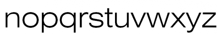 Helios Extended Light Font LOWERCASE
