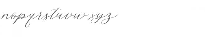 Hello Sarrah Script Font LOWERCASE