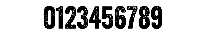 Headline Gothic Rough No. 1 Font OTHER CHARS