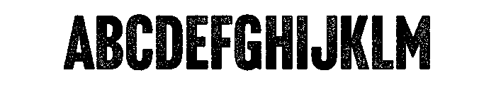 Headline Gothic Rough No. 1 FONT