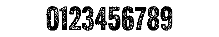 Headline Gothic Rough No. 2 Font OTHER CHARS