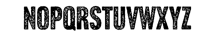 Headline Gothic Rough No. 2 Font UPPERCASE
