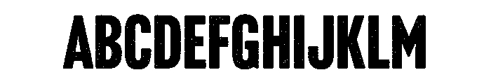 Headline Gothic Rough FONT