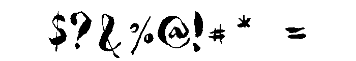Heart Of Gold Regular Font OTHER CHARS