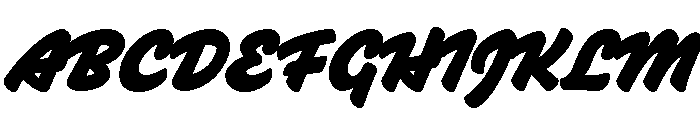 Heckle Black Font UPPERCASE