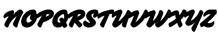 Heckle Black Font UPPERCASE