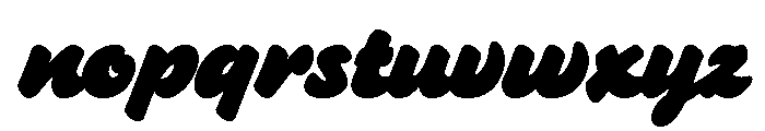 Heckle Black Font LOWERCASE