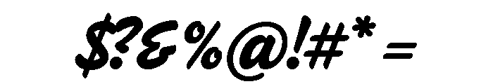 Heckle Bold Font OTHER CHARS
