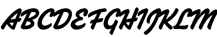 Heckle Bold Font UPPERCASE