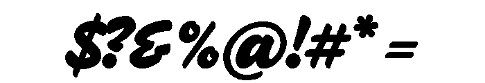 Heckle Extra Bold Font OTHER CHARS