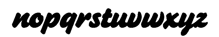 Heckle Extra Bold Font LOWERCASE