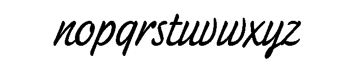 Heckle Light Font LOWERCASE
