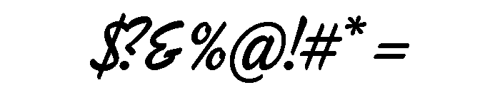 Heckle Regular Font OTHER CHARS
