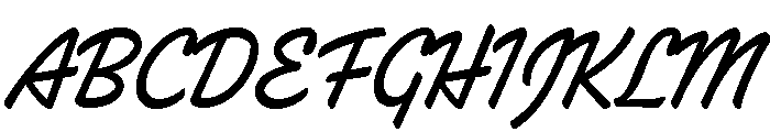 Heckle Regular Font UPPERCASE