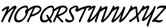 Heckle Regular Font UPPERCASE