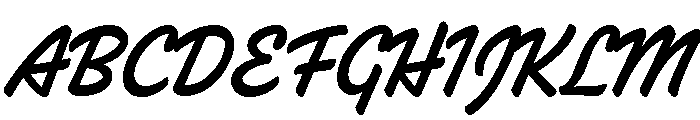 Heckle Semi Bold Font UPPERCASE