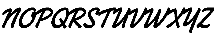 Heckle Semi Bold Font UPPERCASE
