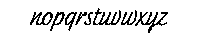 Heckle Font LOWERCASE