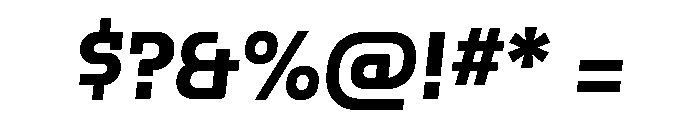 Hedonic Bold Italic Font OTHER CHARS