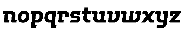 Hedonic Bold Italic Font LOWERCASE