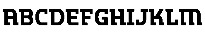 Hedonic Bold Font UPPERCASE