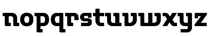 Hedonic Bold Font LOWERCASE
