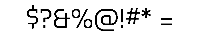 Hedonic Book Font OTHER CHARS
