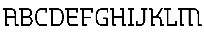 Hedonic Book Font UPPERCASE