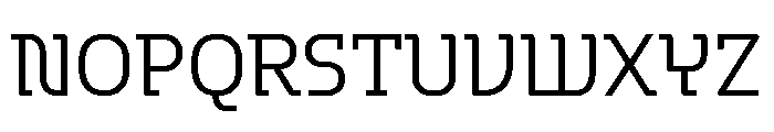 Hedonic Book Font UPPERCASE