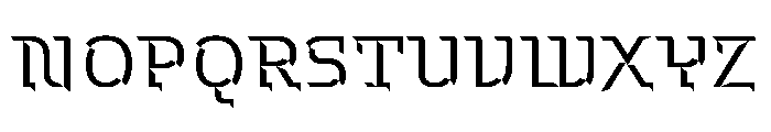 Hedonic Chisel A Font UPPERCASE