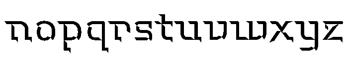 Hedonic Chisel A Font LOWERCASE