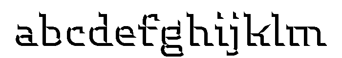 Hedonic Chisel B FONT