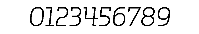 Hedonic Light Italic Font OTHER CHARS