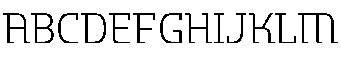 Hedonic Light Font UPPERCASE