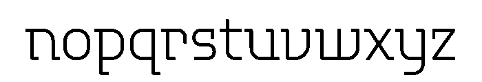 Hedonic Light Font LOWERCASE