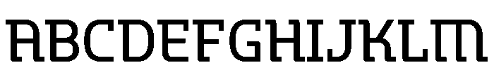 Hedonic Regular Font UPPERCASE