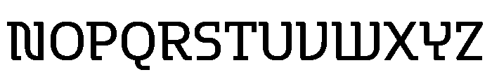 Hedonic Regular Font UPPERCASE