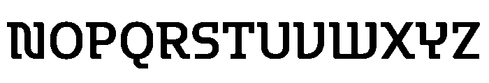 Hedonic Semi Bold Font UPPERCASE