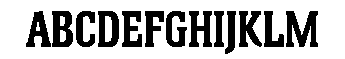 Helium Bold Font UPPERCASE