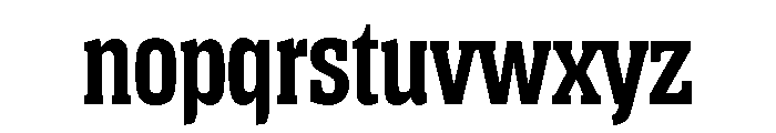 Helium Bold Font LOWERCASE