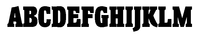 Helium Extra Bold Font UPPERCASE