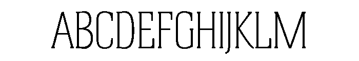 Helium Light Font UPPERCASE