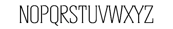 Helium Light Font UPPERCASE