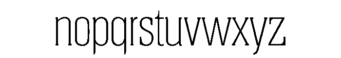 Helium Light Font LOWERCASE