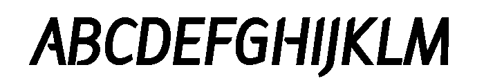 Hemingway New Style Bold Italic Font UPPERCASE