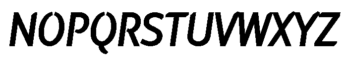 Hemingway New Style Bold Italic Font UPPERCASE